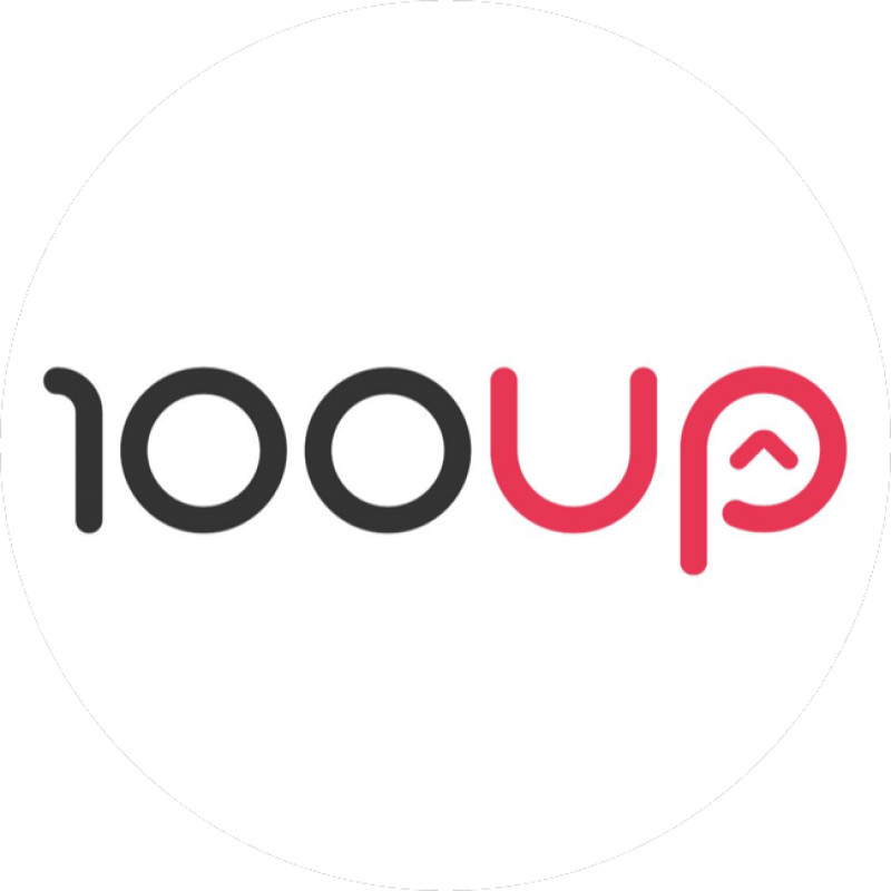 100Up logo