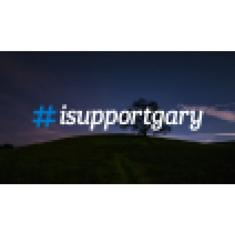 #isupportgary logo