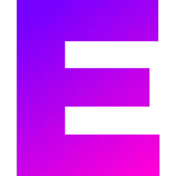 E logo
