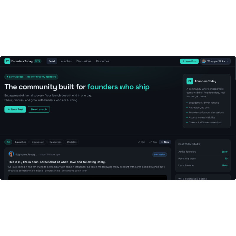 Founders Today