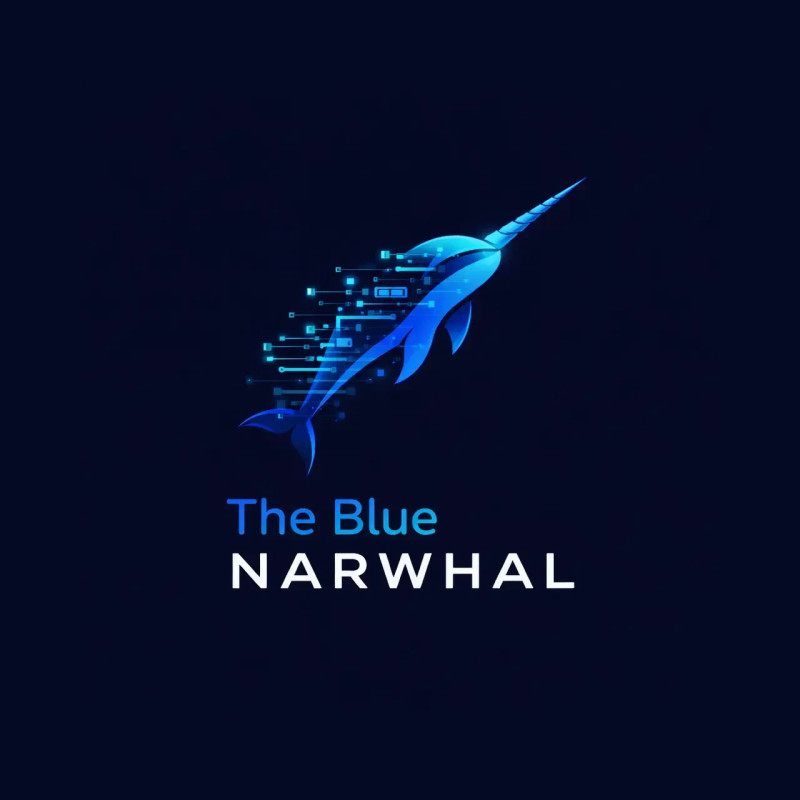 The Blue Narwhal logo