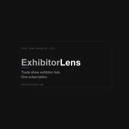 ExhibitorLens logo