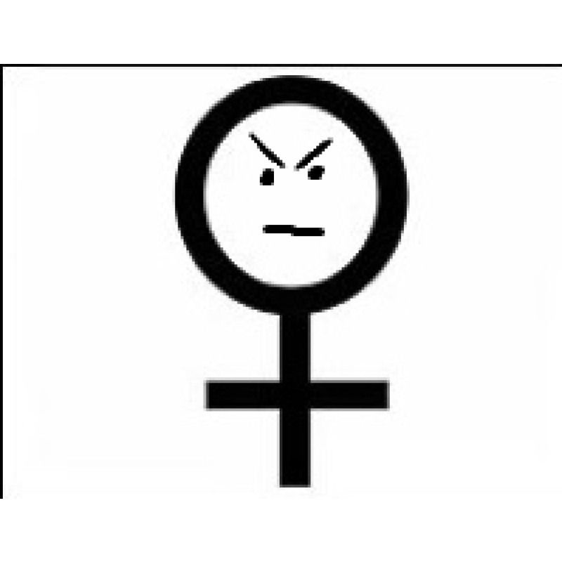 Another angry woman logo