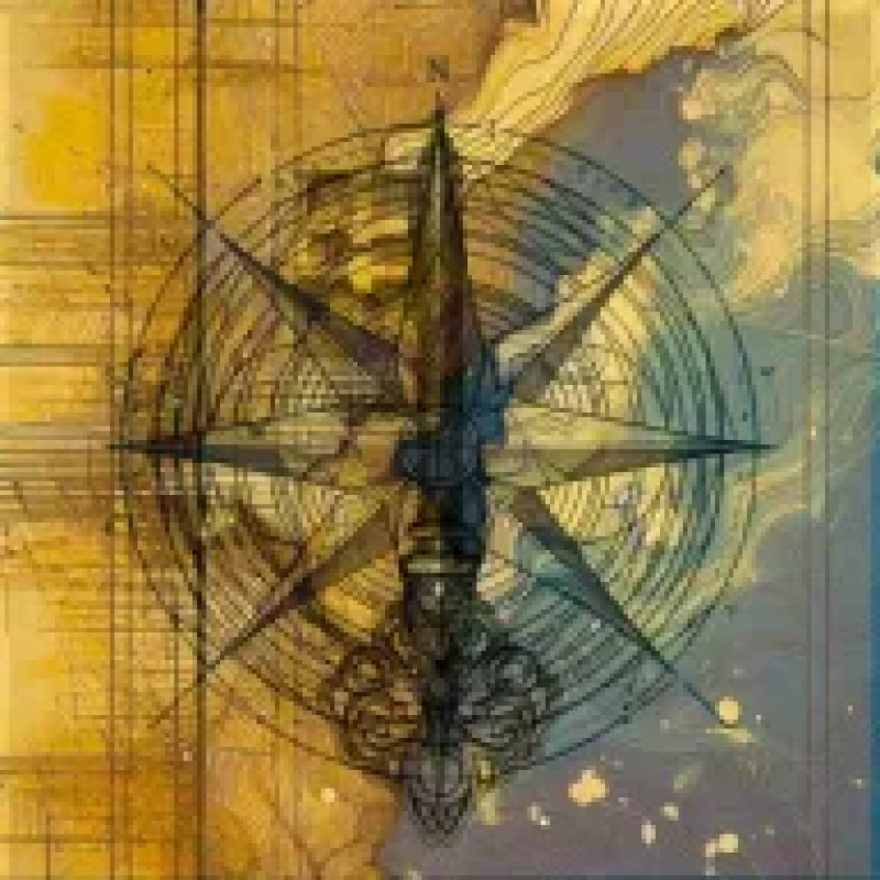 Compass, Map & Key