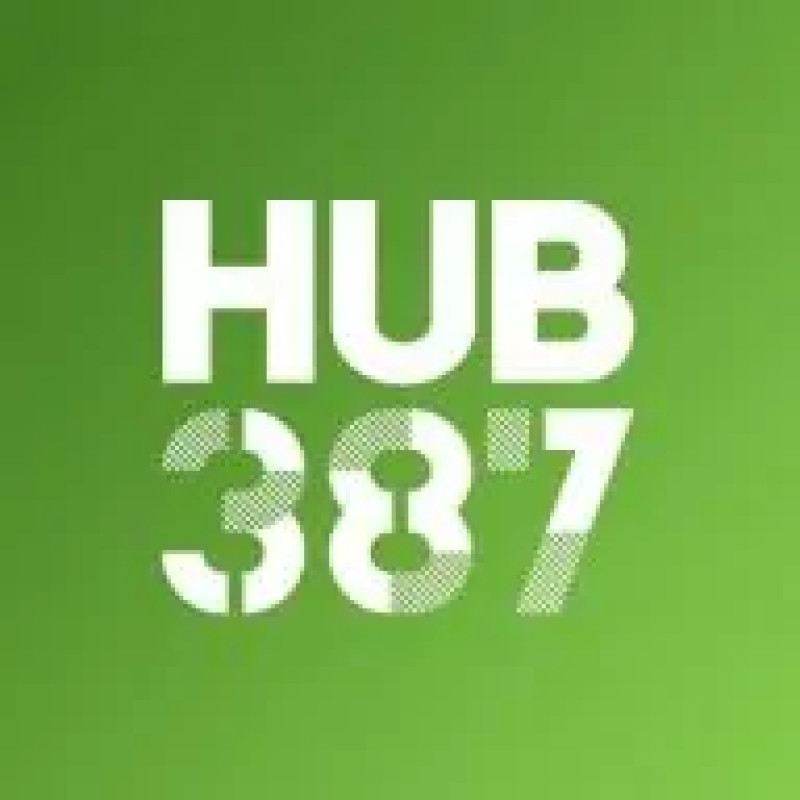 HUB387 logo