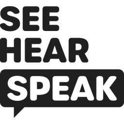 See Hear Speak logo