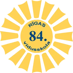 Rīgas 84. vidusskola logo