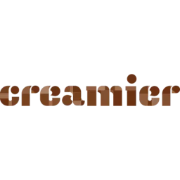 Creamier Handcrafted Ice Cream and Coffee logo