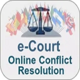 E Court logo