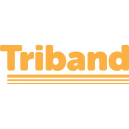 Triband makes comedy games logo