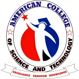 AMERICAN COLLEGE OF SCIENCE AND TECHNOLOGY. logo